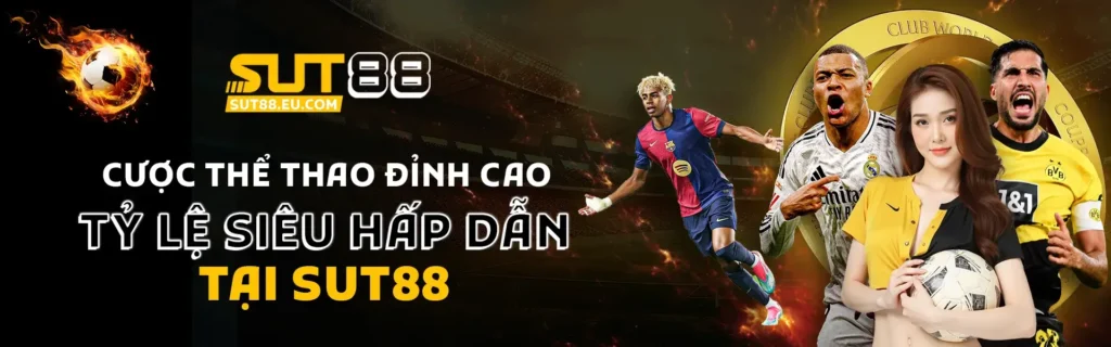 SUT88 banner cá cược thể thao đỉnh cao